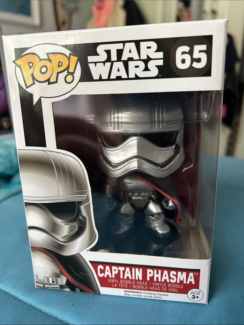Star Wars Captain Phasma Funko Pop - Silver & Black